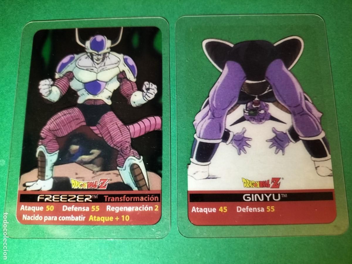 Colecionismo Cromos antigos: (DRAGONBALL Z LAMINACARDS) LOTE DE 2 LAMINACARDS DE EDIBAS DRAGONBALL Z