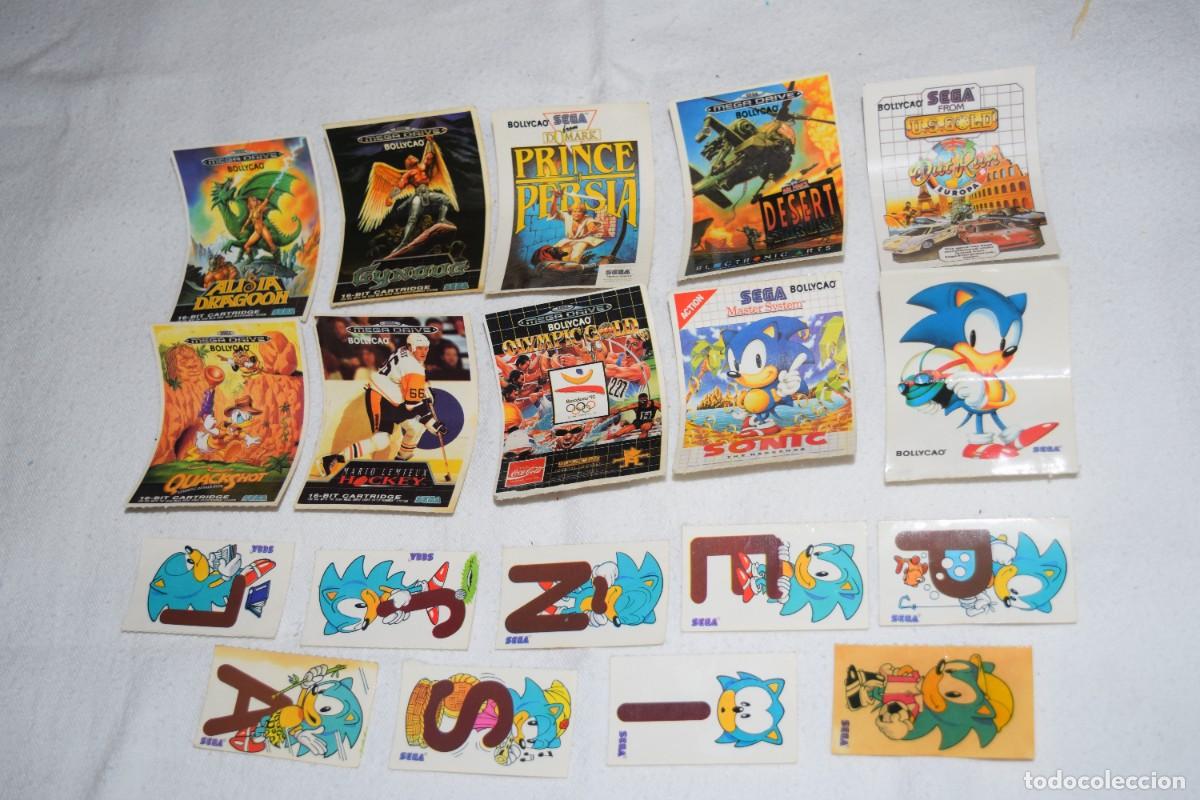 Coleccionismo cromos antiguos: BOLLYCAO COLECCIONES - 19 Unidades/Cromos adhesicos variados - SEGA - A&ntilde;os 80 - &iexcl;Mira fotos! Lote 01