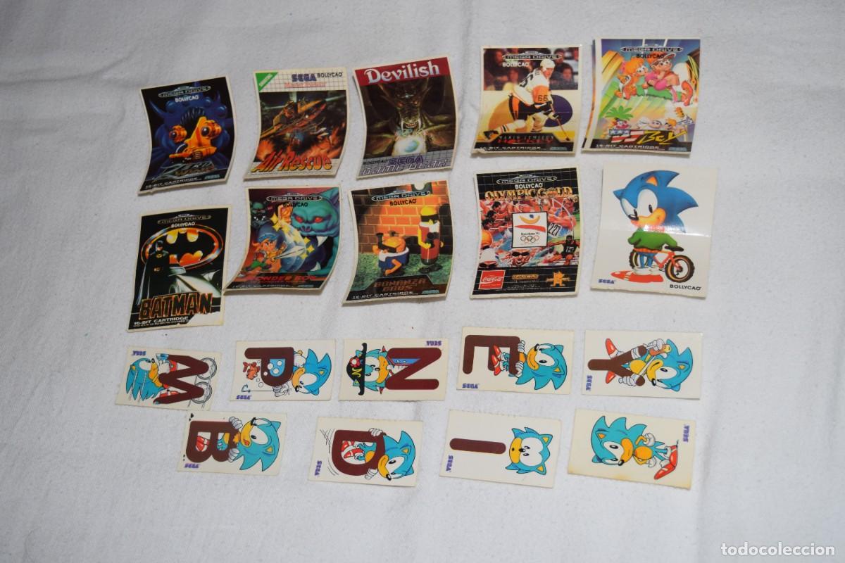 Coleccionismo cromos antiguos: BOLLYCAO COLECCIONES - 19 Unidades/Cromos adhesicos variados - SEGA - A&ntilde;os 80 - &iexcl;Mira fotos!Lote 02