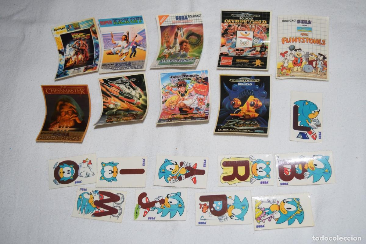 Coleccionismo cromos antiguos: BOLLYCAO COLECCIONES - 19 Unidades/Cromos adhesicos variados - SEGA - A&ntilde;os 80 - &iexcl;Mira fotos!Lote 03