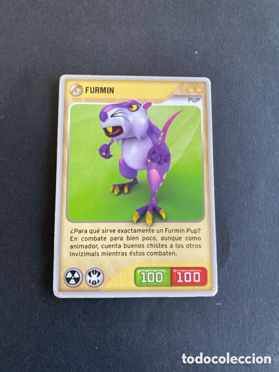Coleccionismo cromos antiguos: Cromo carta Invizimals desaf&iacute;o oculto N*103