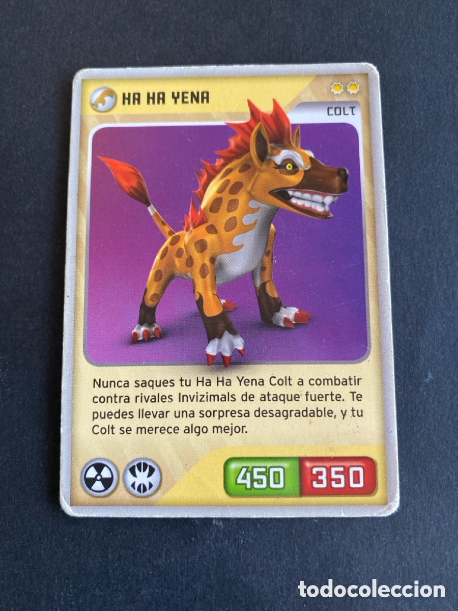 Coleccionismo cromos antiguos: Cromo carta Invizimals desaf&iacute;o oculto N*113