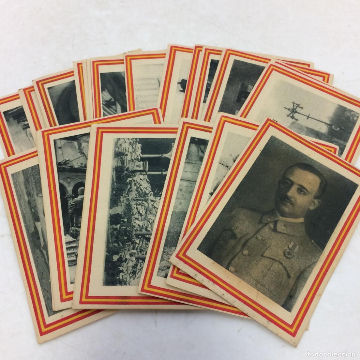 Collectable Antique Stickers: Cromos - LA GUERRA EN ESPA&Ntilde;A Serie 1, Coleccion 32 cromos - Reclamos Gavin Zaragoza - Guerra Civil
