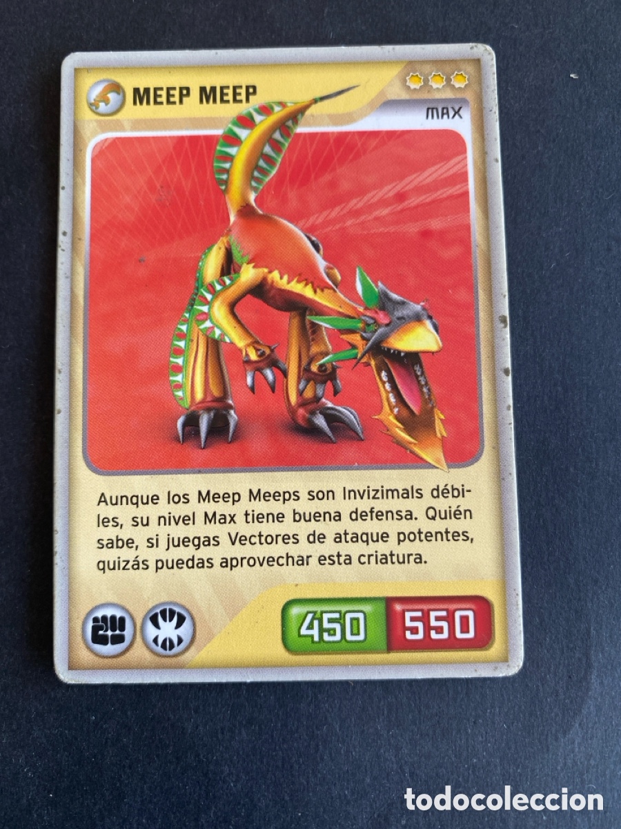 Sammeln alte Sammelbilder: Cromo carta Invizimals desaf&iacute;o oculto N*120