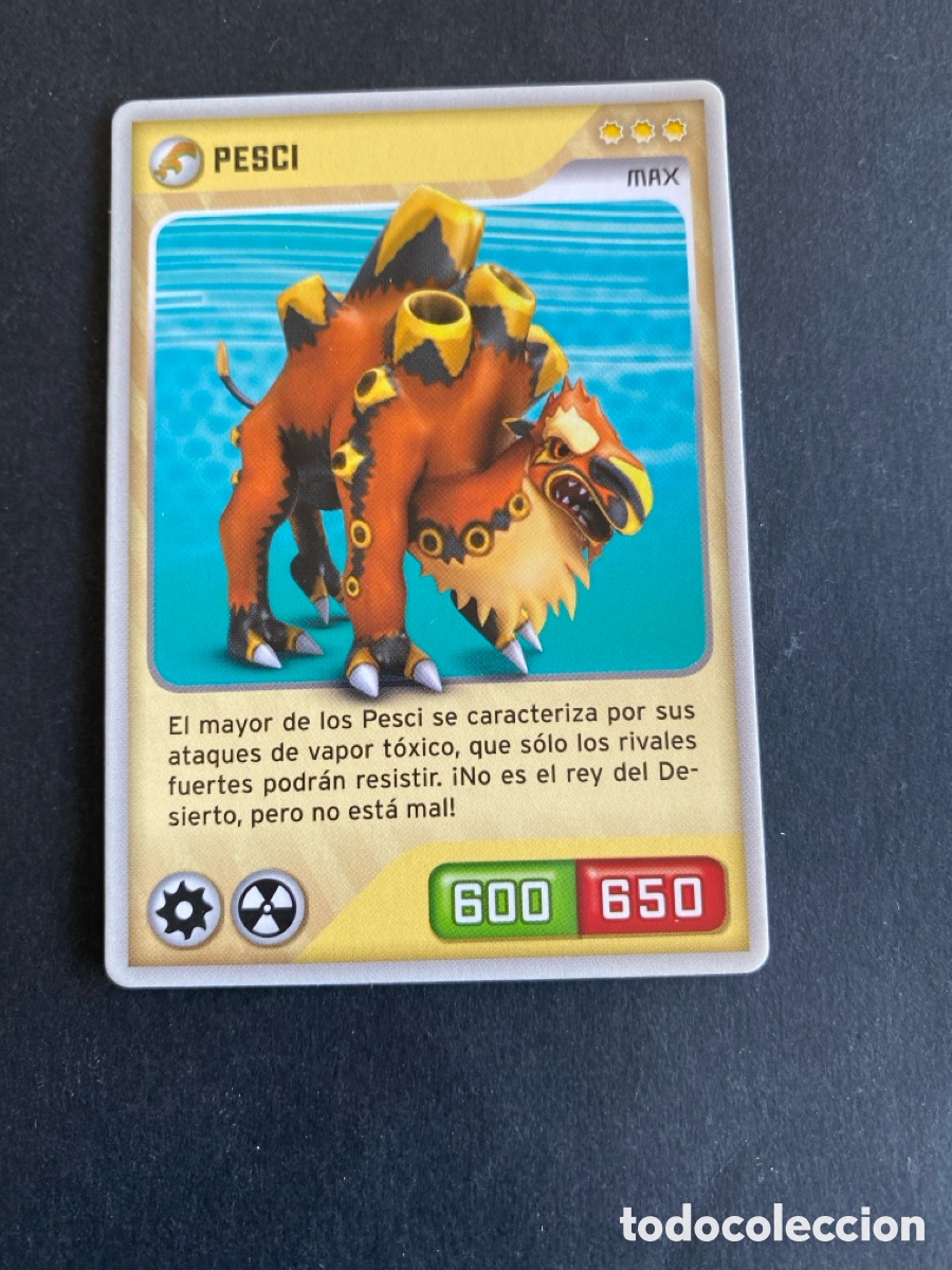 Coleccionismo cromos antiguos: Cromo carta Invizimals desaf&iacute;o oculto N*123
