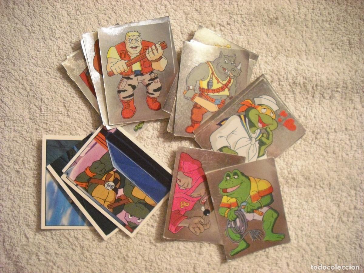 Collectable Antique Stickers: LOTE DE 21 CROMOS DE TORTUGAS NINJA, SIN PEGAR