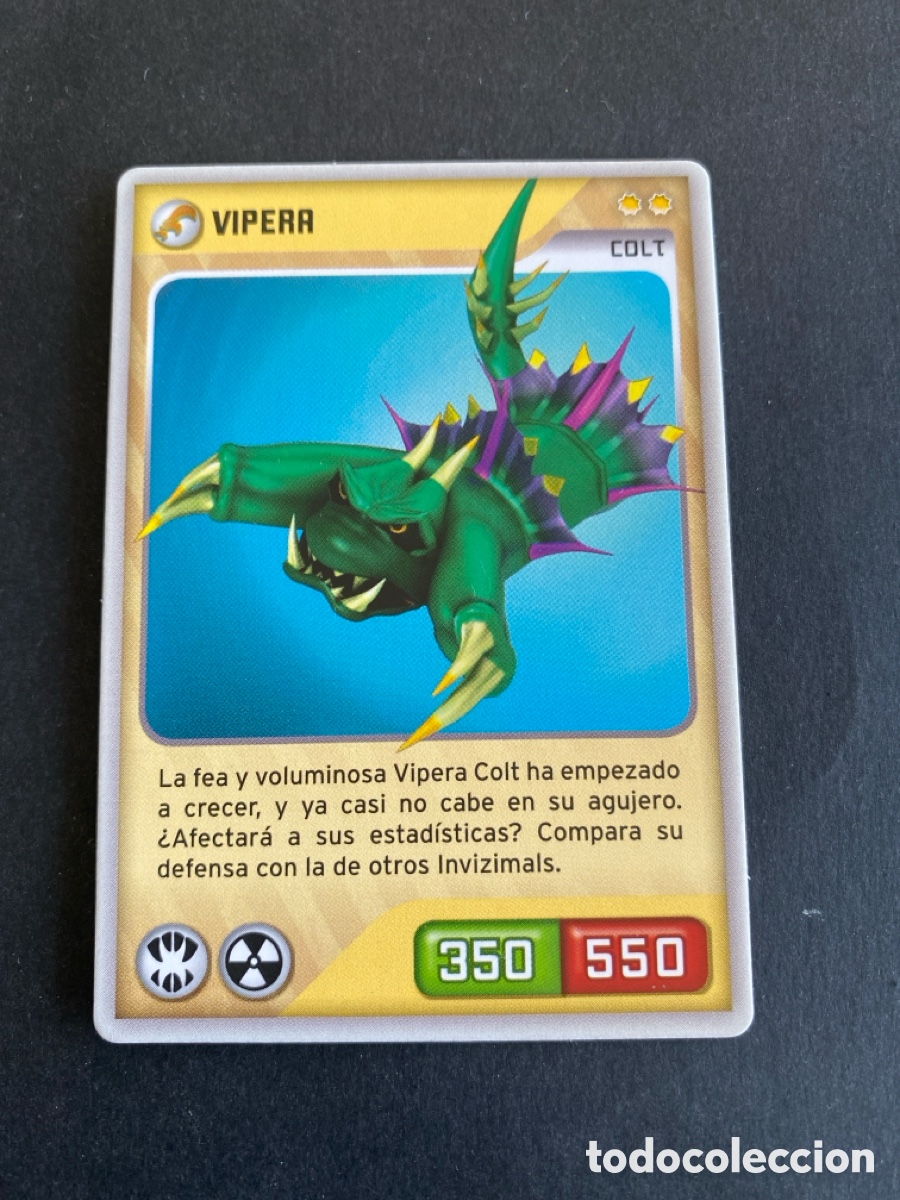 Coleccionismo cromos antiguos: Cromo carta Invizimals desaf&iacute;o oculto N*140