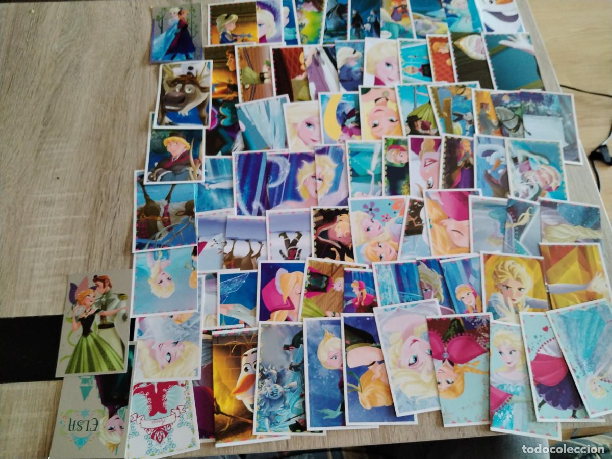 Coleccionismo cromos antiguos: Frozen en el reino del hielo -flota de 79 cromos diferentes nuevos
