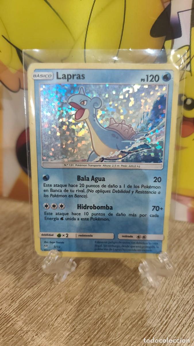 Coleccionismo cromos antiguos: Pok&eacute;mon Lapras MCD19 5/12 Holo McDonald's 2019 LP