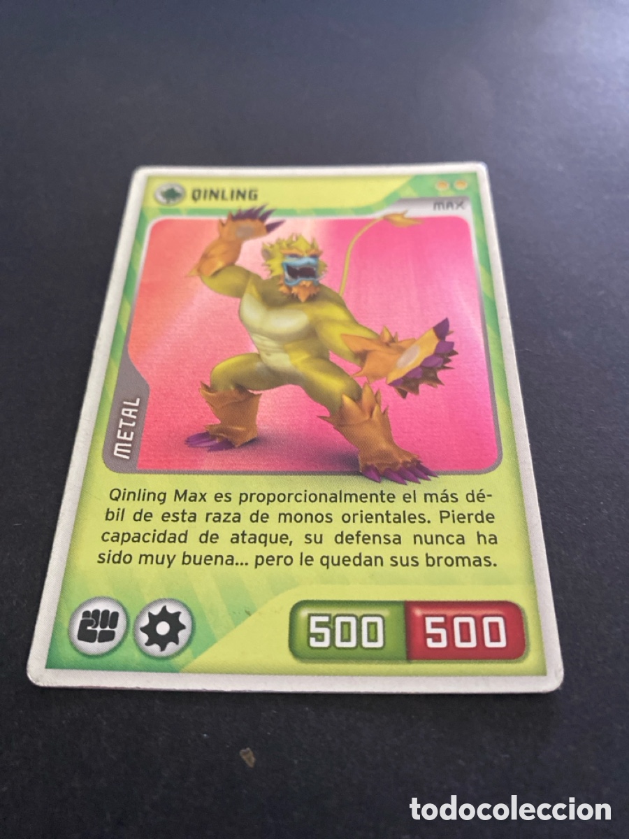 Collectable Antique Stickers: Cromo carta Invizimals desaf&iacute;o oculto N* 168