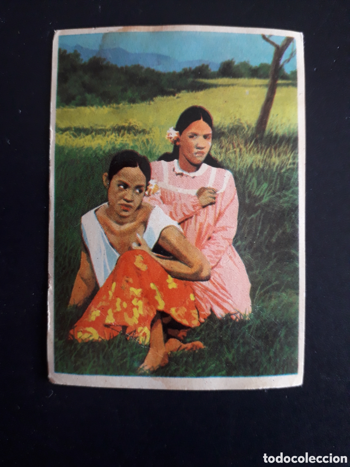 Coleccionismo cromos antiguos: MODELOS IND&Iacute;GENAS. LA VUELTA AL MUNDO CON BIMBO 1966 N&deg; 112 SIN PEGAR, PEDIDO M&Iacute;NIMO 3&euro;