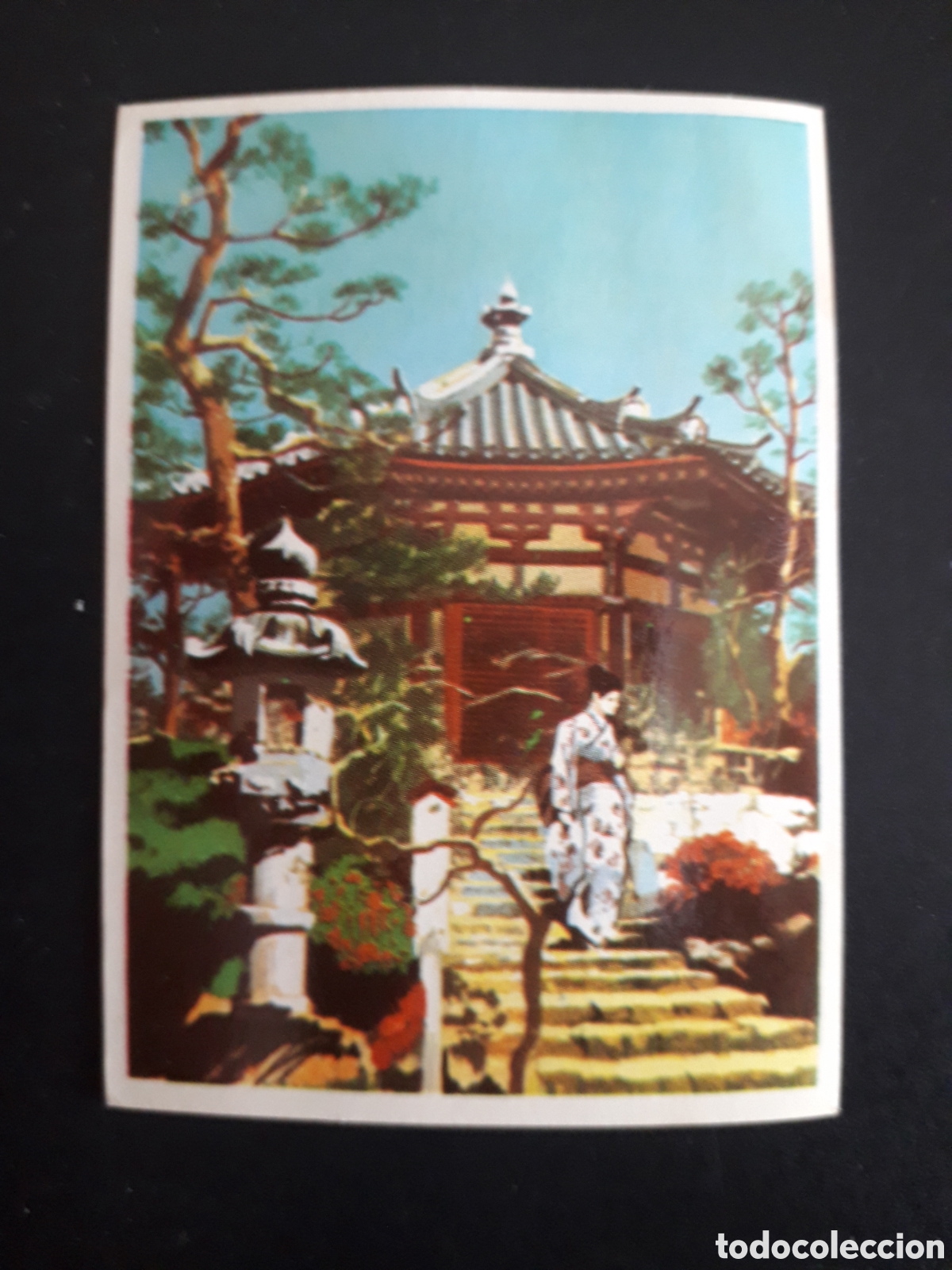 Coleccionismo cromos antiguos: CASA ANTIGUA, JAP&Oacute;N. LA VUELTA AL MUNDO CON BIMBO 1966 N&deg; 96 SIN PEGAR, PEDIDO M&Iacute;NIMO 3&euro;