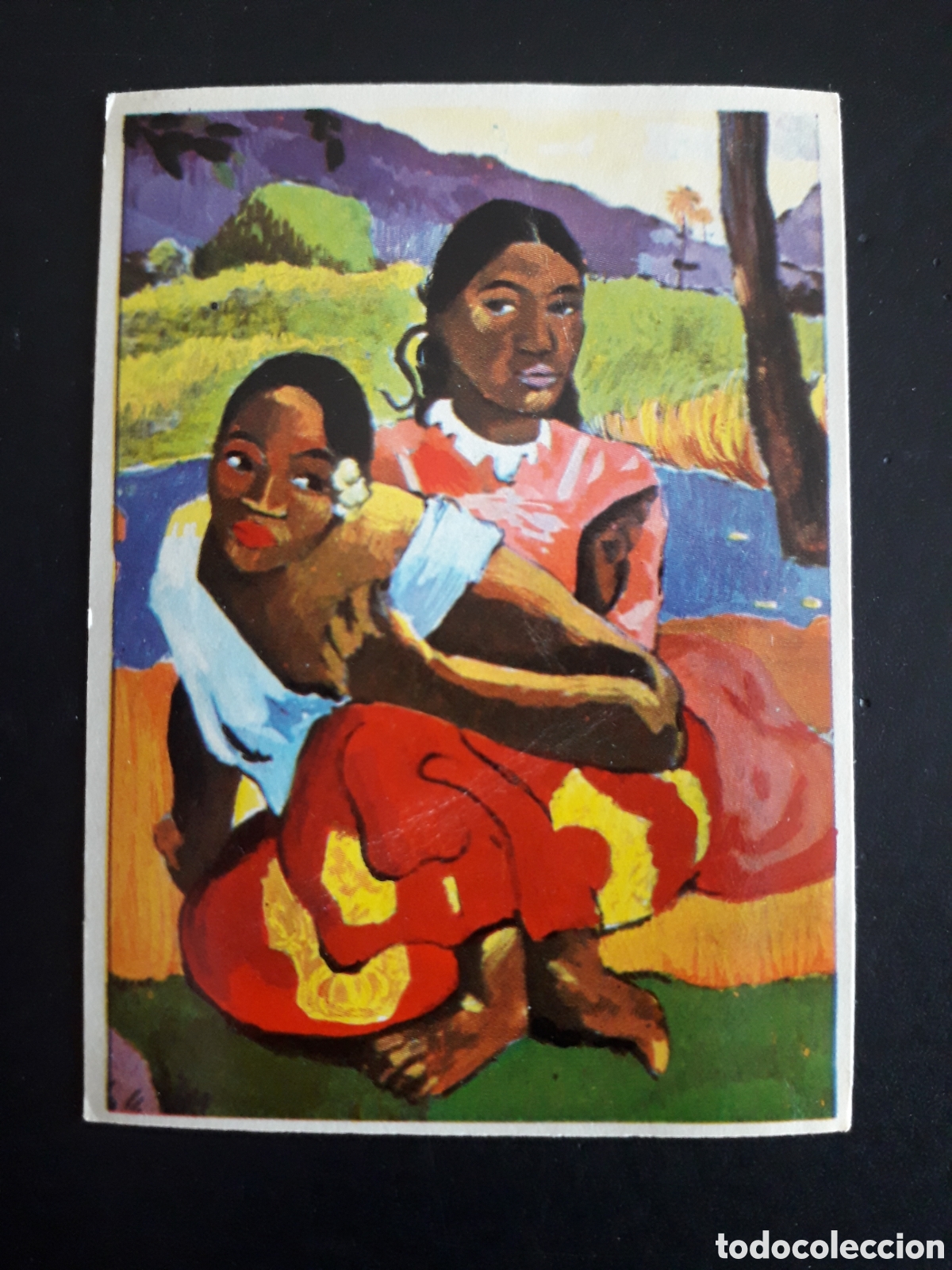 Coleccionismo cromos antiguos: CUADRO DE GAUGUIN. LA VUELTA AL MUNDO CON BIMBO 1966 N&deg; 111 SIN PEGAR, PEDIDO M&Iacute;NIMO 3&euro;