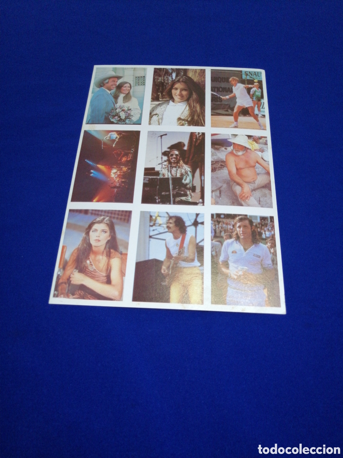 Colecionismo Cromos antigos: SHOW DE ESTRELLAS PINK FLOYD - DALLAS - SANTANA - JEANETTE L&Aacute;MINA SIN TROQUELAR