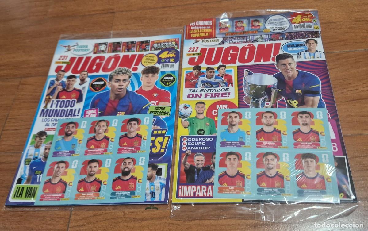 Sammeln alte Sammelbilder: REVISTA JUGON 231-232 ACTUALIZACION ESPA&Ntilde;A MUNDIAL 2026-PANINI