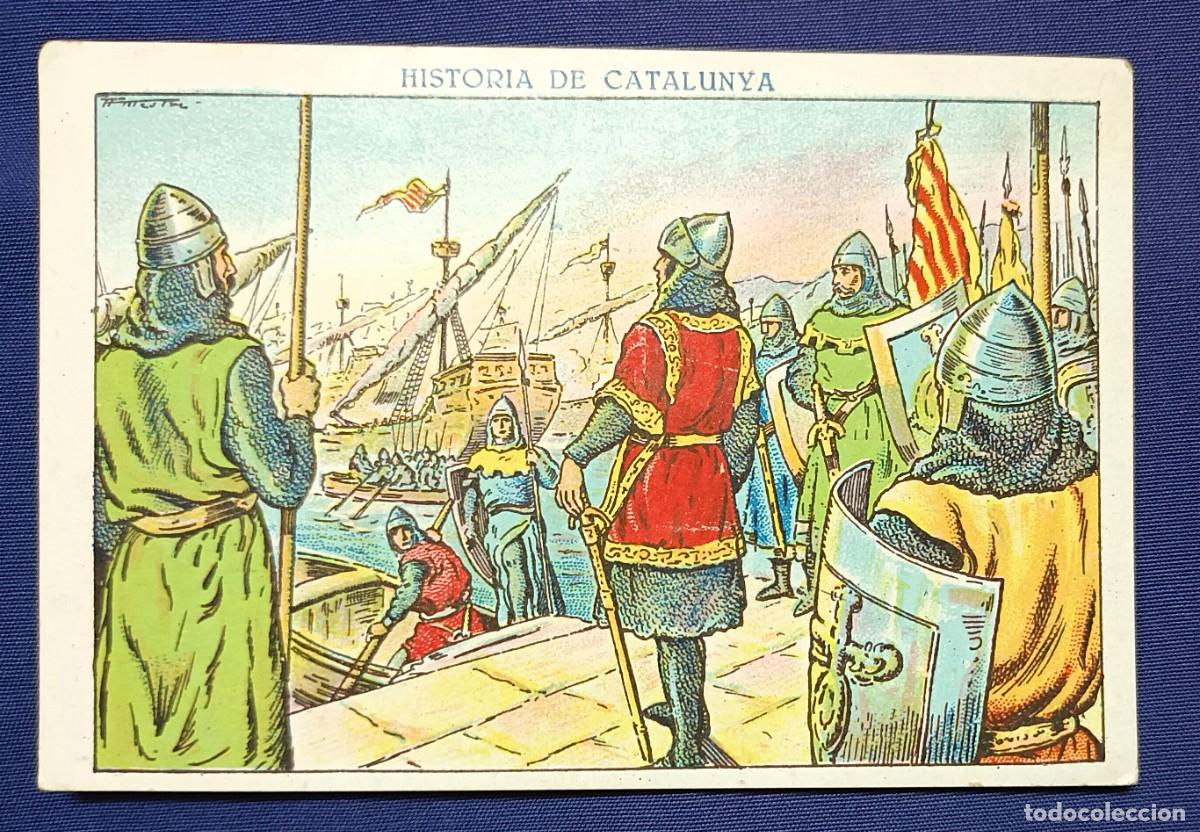 Coleccionismo cromos antiguos: CROMO HISTORIA DE CATALUNYA N&ordm; 16 BIS.XOCOLATA JUNCOSA JUNCOSA