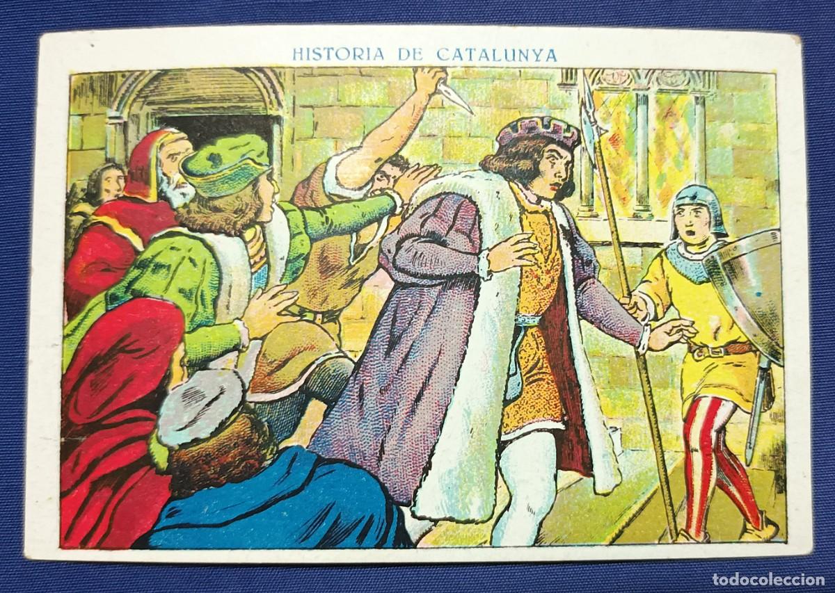 Coleccionismo cromos antiguos: CROMO HISTORIA DE CATALUNYA N&ordm; 61.XOCOLATA JUNCOSA JUNCOSA