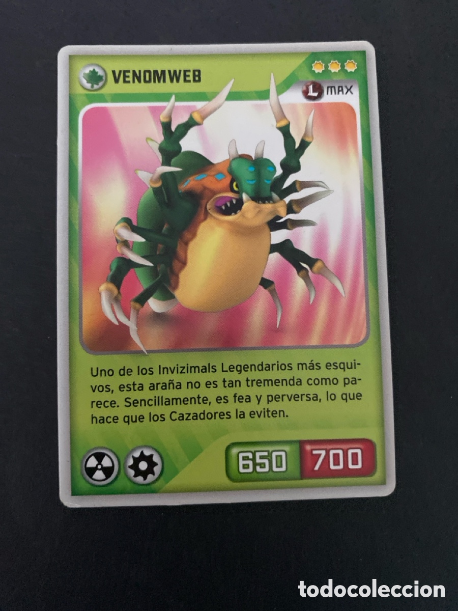 Coleccionismo cromos antiguos: Cromo carta Invizimals desaf&iacute;o oculto N* 192