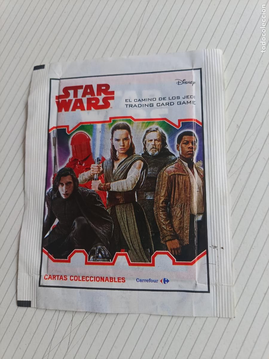 Coleccionismo cromos antiguos: Sobre sin abrir - Star Wars El Camino de los Jedi - Cartas Colecionables Carrefour - Nuevo