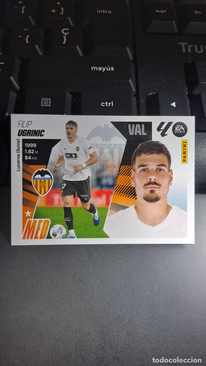 Coleccionismo cromos antiguos: CROMO UGRINIC FICHAJE 37 ULTIMOS FICHAJES 37 VALENCIA LIGA 2025 2026 25 26 ESTE PANINI NUNCA PEGADO