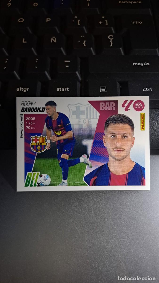 Coleccionismo cromos antiguos: CROMO BARDGHJI FICHAJE 41 ULTIMOS FICHAJES 41 BARCELONA LIGA 2025 2026 25 26 ESTE PANINI NUNCA PEGAD