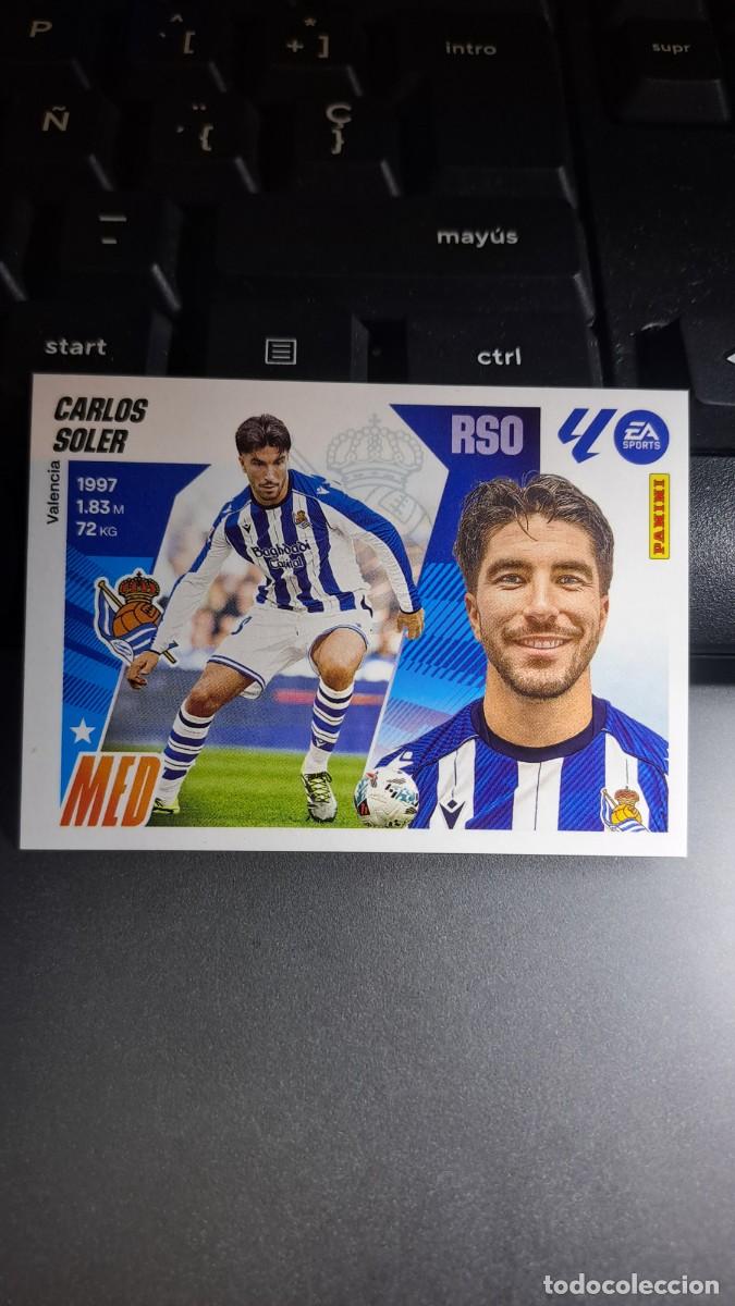 Coleccionismo cromos antiguos: CROMO CARLOS SOLER FICHAJE 57 ULTIMOS FICHAJES 57 REAL SOCIEDAD LIGA 2025 2026 25 26 ESTE PANINI