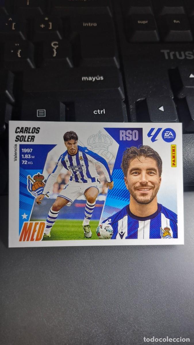 Coleccionismo cromos antiguos: CROMO CARLOS SOLER FICHAJE 57 ULTIMOS FICHAJES 57 REAL SOCIEDAD LIGA 2025 2026 25 26 ESTE PANINI