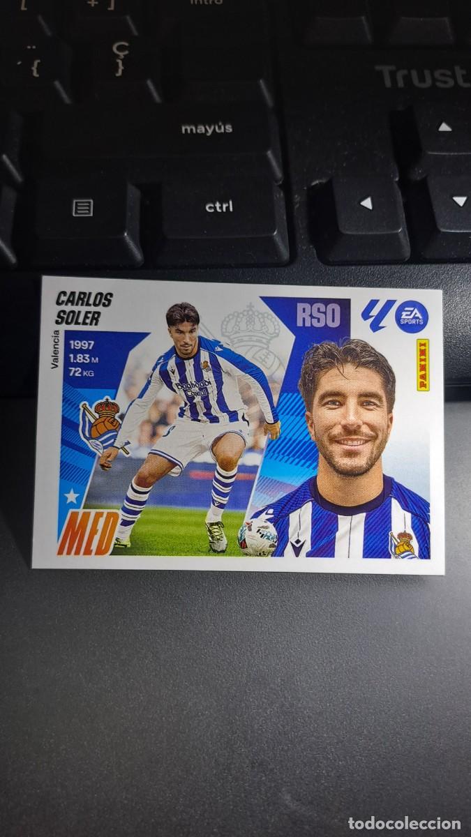 Coleccionismo cromos antiguos: CROMO CARLOS SOLER FICHAJE 57 ULTIMOS FICHAJES 57 REAL SOCIEDAD LIGA 2025 2026 25 26 ESTE PANINI
