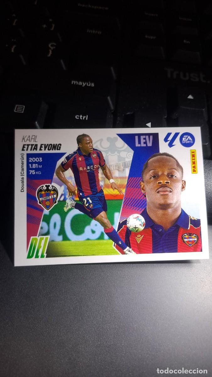 Coleccionismo cromos antiguos: CROMO ETTA EYONG FICHAJE 58 ULTIMOS FICHAJES 58 LEVANTE LIGA 2025 2026 25 26 ESTE PANINI NUNCA PEG