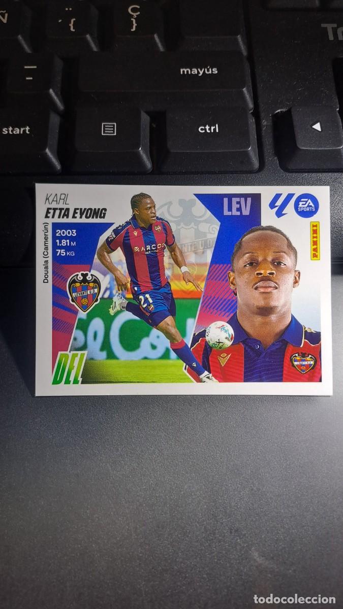 Coleccionismo cromos antiguos: CROMO ETTA EYONG FICHAJE 58 ULTIMOS FICHAJES 58 LEVANTE LIGA 2025 2026 25 26 ESTE PANINI NUNCA PEG