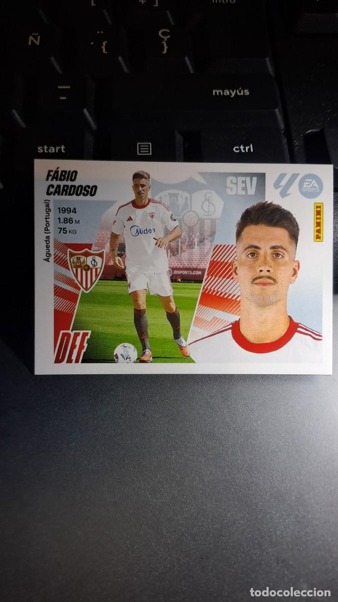 Coleccionismo cromos antiguos: CROMO FABIO CARDOSO FICHAJE 60 ULTIMOS FICHAJES 60 SEVILLA LIGA 2025 2026 25 26 ESTE PANINI NUNCA PE