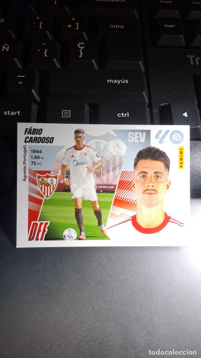 Coleccionismo cromos antiguos: CROMO FABIO CARDOSO FICHAJE 60 ULTIMOS FICHAJES 60 SEVILLA LIGA 2025 2026 25 26 ESTE PANINI NUNCA PE