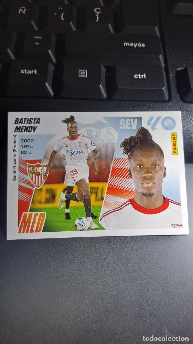 Coleccionismo cromos antiguos: CROMO BATISTA MENDY FICHAJE 62 ULTIMOS FICHAJES 62 SEVILLA LIGA 2025 2026 25 26 ESTE PANINI NUNCA PE