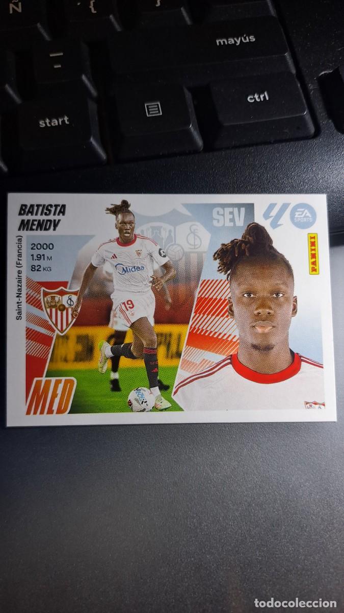Coleccionismo cromos antiguos: CROMO BATISTA MENDY FICHAJE 62 ULTIMOS FICHAJES 62 SEVILLA LIGA 2025 2026 25 26 ESTE PANINI NUNCA PE