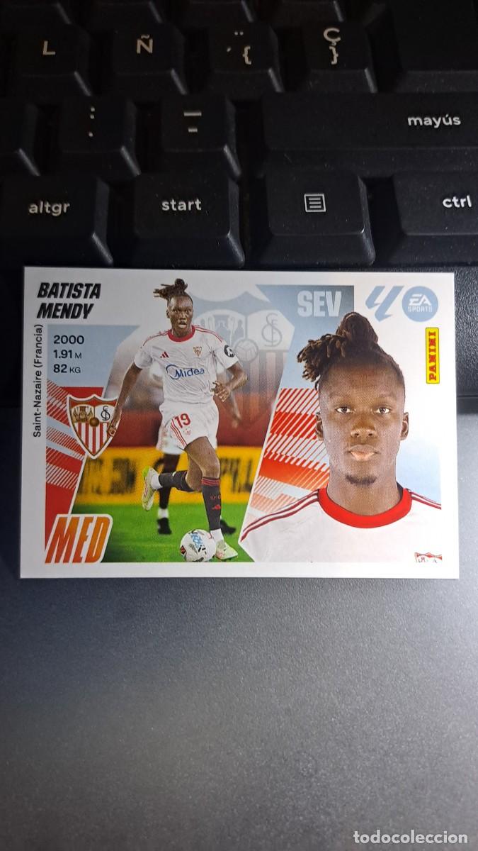 Coleccionismo cromos antiguos: CROMO BATISTA MENDY FICHAJE 62 ULTIMOS FICHAJES 62 SEVILLA LIGA 2025 2026 25 26 ESTE PANINI NUNCA PE