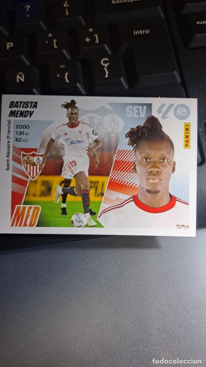 Coleccionismo cromos antiguos: CROMO BATISTA MENDY FICHAJE 62 ULTIMOS FICHAJES 62 SEVILLA LIGA 2025 2026 25 26 ESTE PANINI NUNCA PE