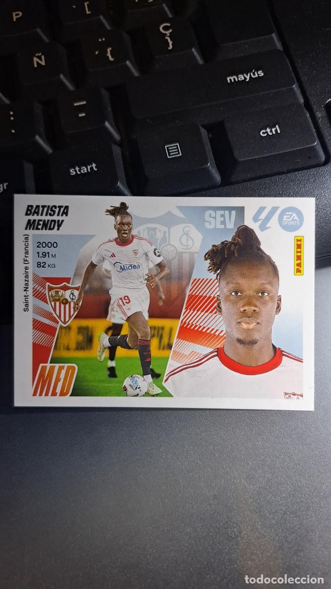 Coleccionismo cromos antiguos: CROMO BATISTA MENDY FICHAJE 62 ULTIMOS FICHAJES 62 SEVILLA LIGA 2025 2026 25 26 ESTE PANINI NUNCA PE