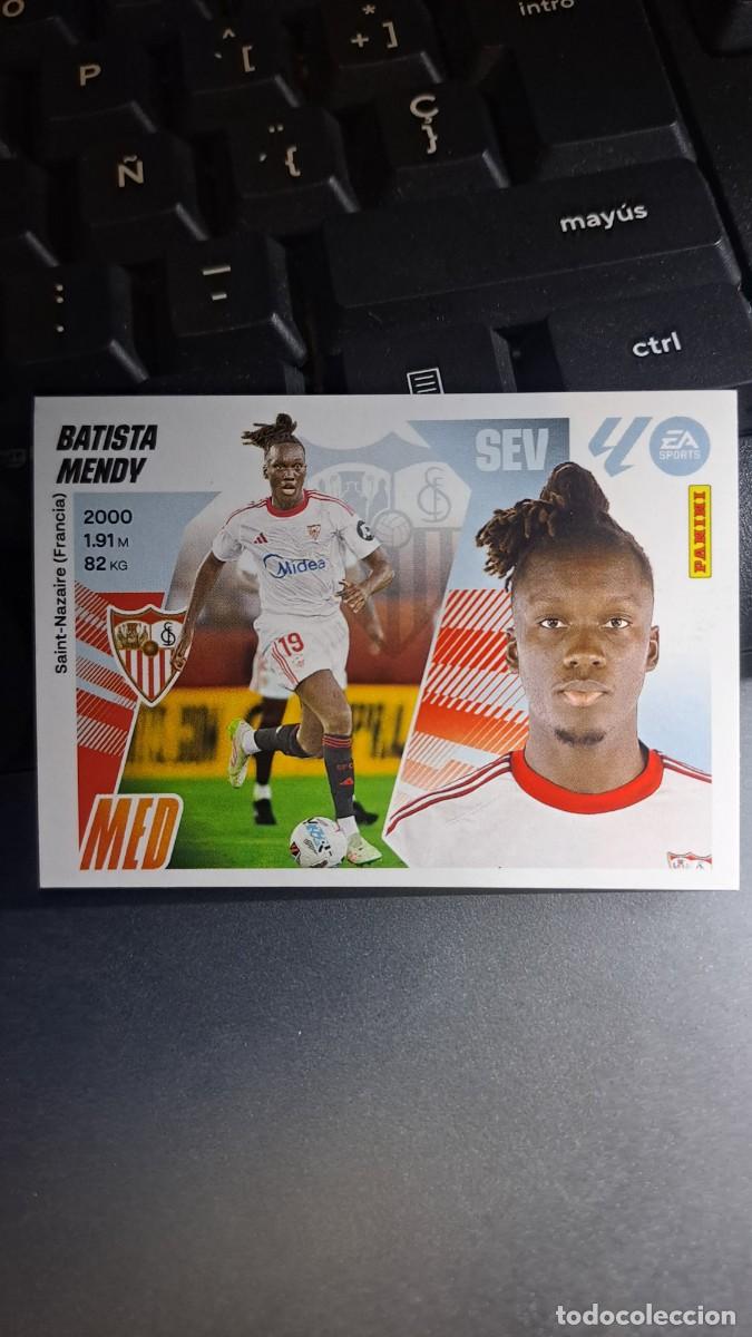 Coleccionismo cromos antiguos: CROMO BATISTA MENDY FICHAJE 62 ULTIMOS FICHAJES 62 SEVILLA LIGA 2025 2026 25 26 ESTE PANINI NUNCA PE