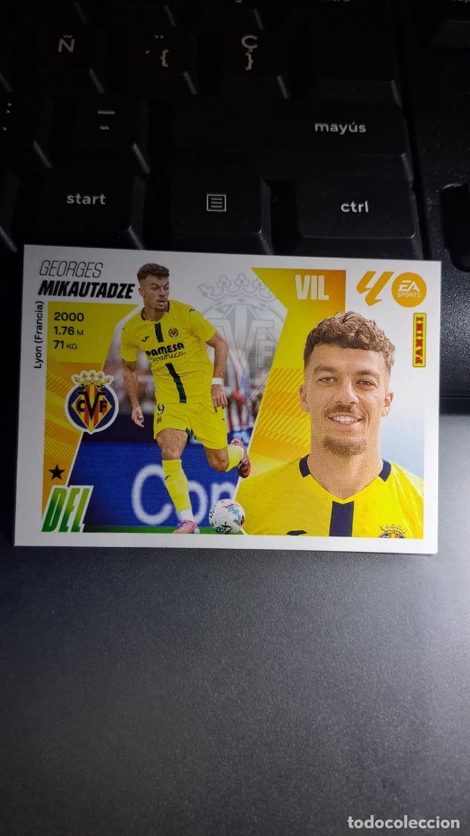 Coleccionismo cromos antiguos: CROMO MIKAUTADZE FICHAJE 65 ULTIMOS FICHAJES 65 VILLARREAL LIGA 2025 2026 25 26 ESTE PANINI NUNCA PE