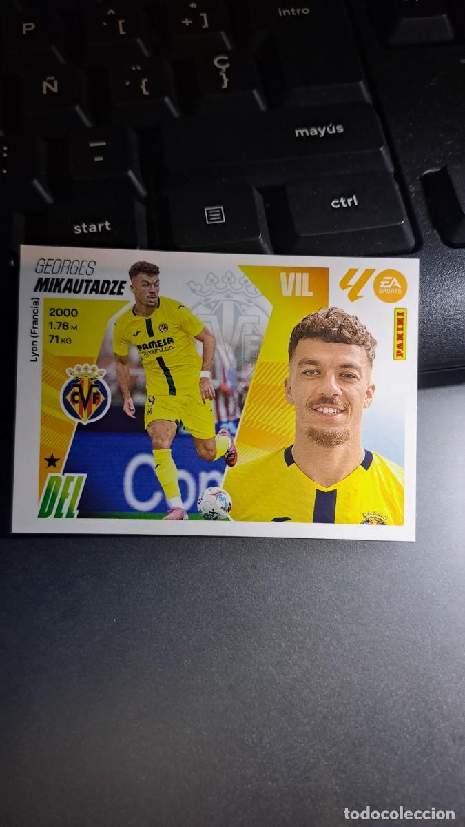 Coleccionismo cromos antiguos: CROMO MIKAUTADZE FICHAJE 65 ULTIMOS FICHAJES 65 VILLARREAL LIGA 2025 2026 25 26 ESTE PANINI NUNCA PE