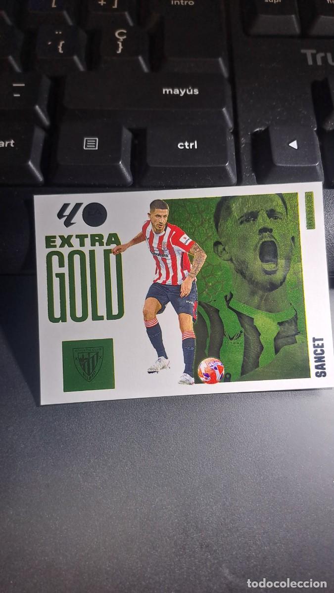 Coleccionismo cromos antiguos: CROMO SANCET EXTRA GOLD ATHLETIC CLUB DE BILBAO LIGA 2025 2026 25 26 ESTE PANINI NUNCA PEGADO