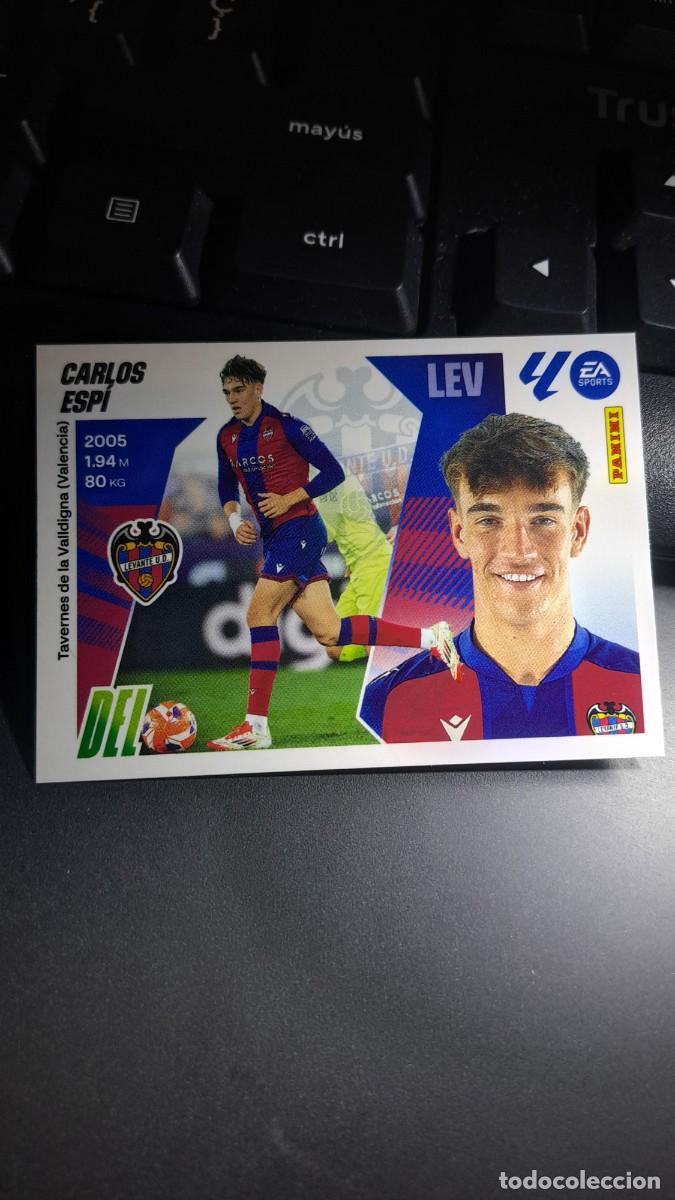 Coleccionismo cromos antiguos: CROMO CARLOS ESPI 19A 19 A LEVANTE LIGA 2025 2026 25 26 ESTE PANINI NUNCA PEGADO