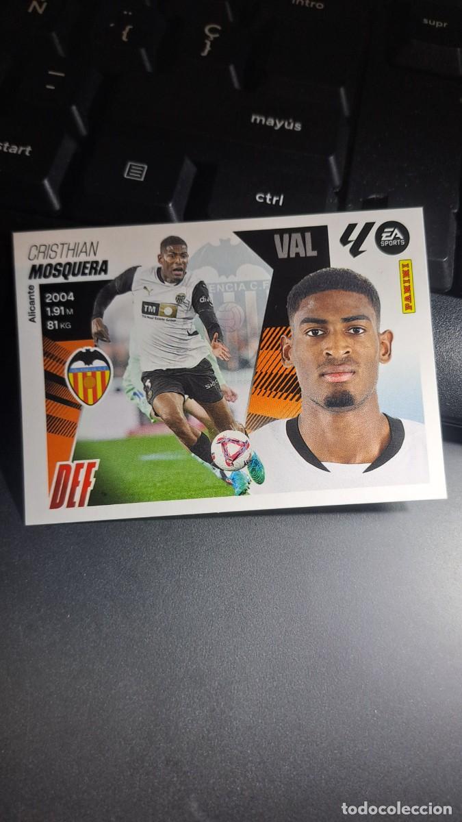 Coleccionismo cromos antiguos: CROMO MOSQUERA 6 VALENCIA LIGA 2025 2026 25 26 ESTE PANINI NUNCA PEGADO