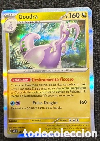 Coleccionismo cromos antiguos: 068/086 GOODRA POKEMON TCG CARTA HOLO