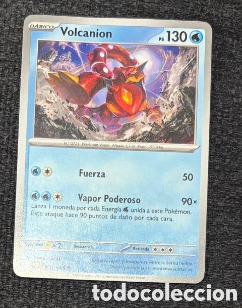 Coleccionismo cromos antiguos: 025/088 VOLCANION POKEMON TCG CARTA LEGENDARIO