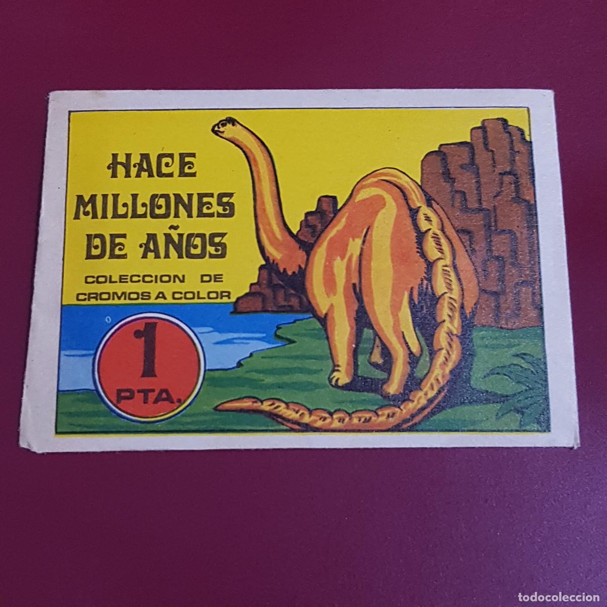 Coleccionismo cromos antiguos: RUIZ ROMERO - HACE MILLONES DE A&Ntilde;OS - UN SOBRE DE CROMOS SIN ABRIR