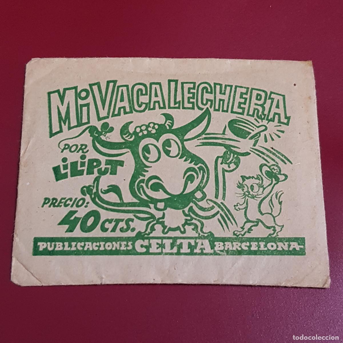 Coleccionismo cromos antiguos: PUBLICACIONES CELTA - MI VACA LECHERA - SOBRE DE CROMOS SIN ABRIR
