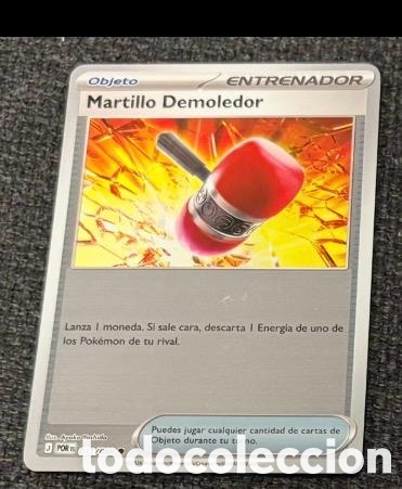 Coleccionismo cromos antiguos: 071/088 MARTILLO DEMOLEDOR POKEMON TCG CARTA HOLO