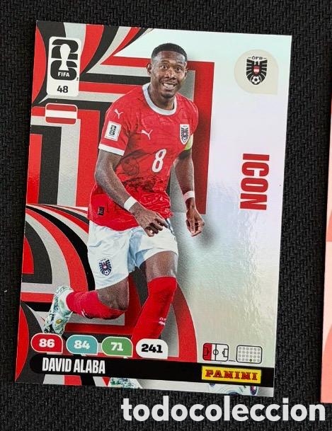 Coleccionismo cromos antiguos: 48 DAVID ALABA ICON AUSTRIA FIFA WORLD CUP MUNDIAL 2026