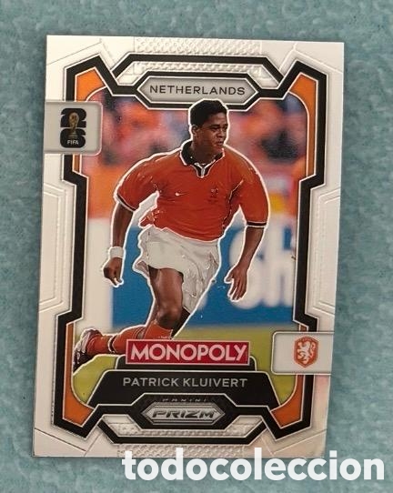 Coleccionismo cromos antiguos: KLUIVERT HOLANDA Monopoly PRIZM FIFA WORLD CUP 2026